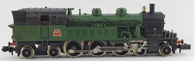 Arnold SNCF locomotive 232TC verte DCC digital