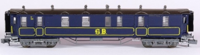 Wabu Gotthard Bahn set de 5 voitures